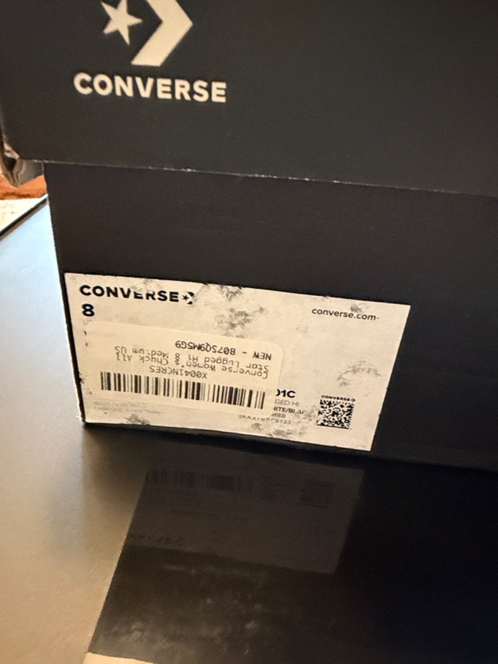 Converse Chuck All Star Lugged High Top Platform Sneakers in Black and White. - Picture 3 of 7